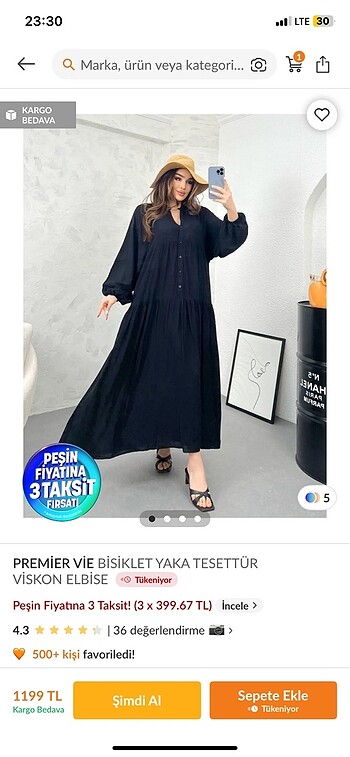 ARMİNE GÜNLÜK ELBİSE