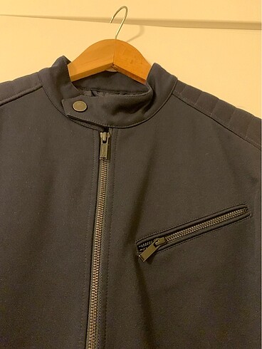 m Beden lacivert Renk MAVİ JEANS BOMBER CEKET