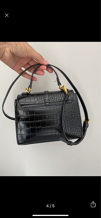 Mango Mango croco desenli çanta