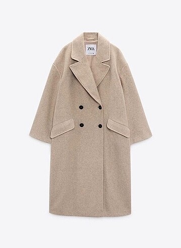 Zara oversize kaban bej rengi