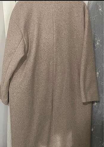 xs Beden camel Renk Zara oversize kaban bej rengi