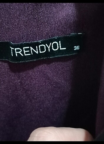 s Beden bordo Renk #Trendyol elbise