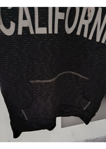 Gri Kadın Yüksek Yakalı Sweatshirt - Görsel 2