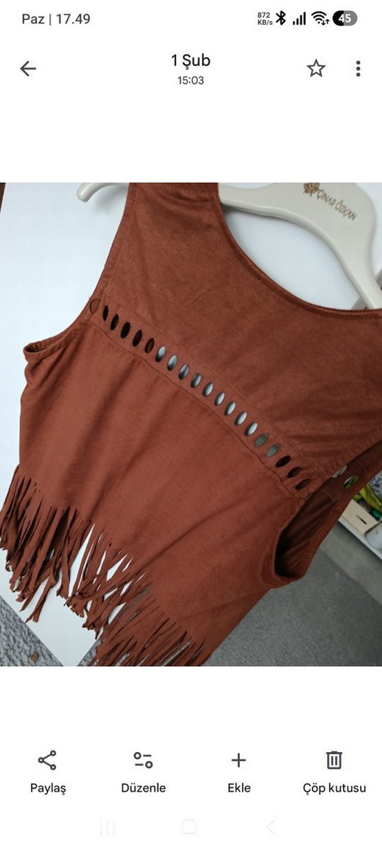 suet yelek puskullu - Görsel 3