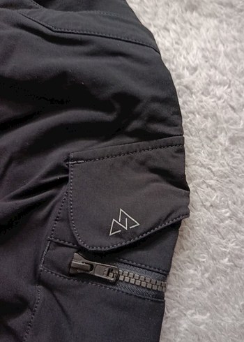 bayan Lacivert Denim Fermuarlı Pantolon - Görsel 3