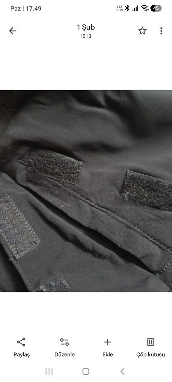 bayan Lacivert Denim Fermuarlı Pantolon - Görsel 4