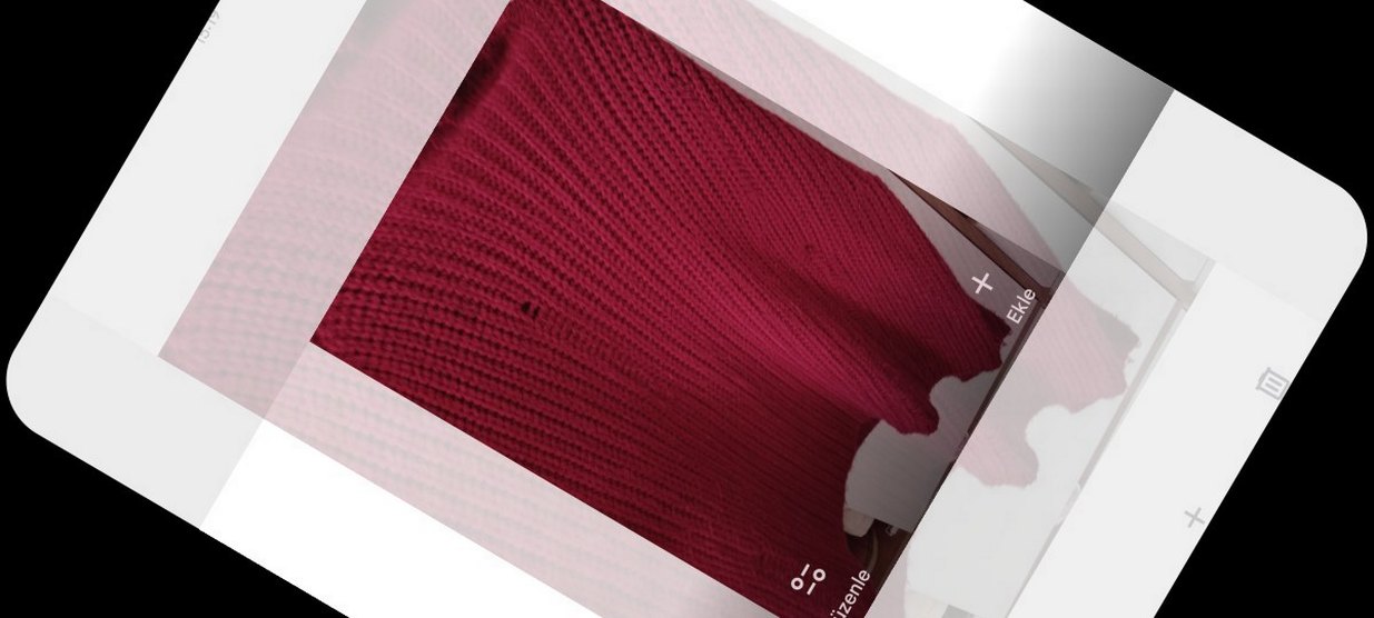 Bordo Kadın Triko Balıkçı Yaka Kazak - Görsel 3