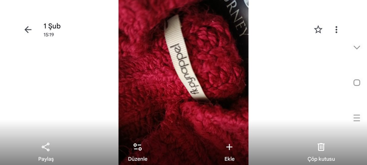 Bordo Kadın Triko Balıkçı Yaka Kazak - Görsel 2