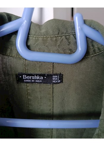 Düğmeli Bol Kesim kadin Keten gomlek barshka - Görsel 2