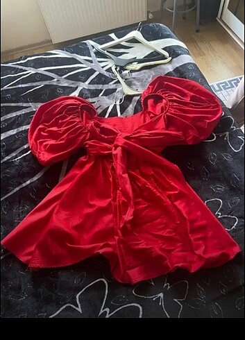xl Beden kırmızı Renk Tasarim elbise 