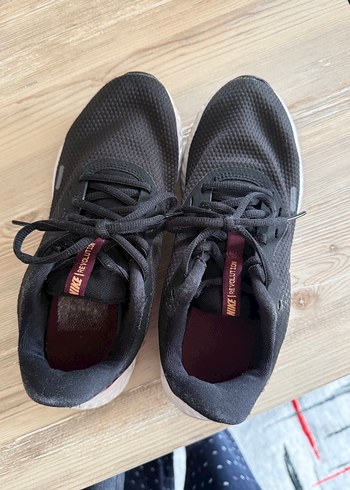 Kadın Gri Yüksek Topuklu Bağcıklı Spor Ayakkabı - Görsel 2