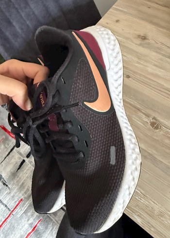 Kadın Gri Yüksek Topuklu Bağcıklı Spor Ayakkabı - Görsel 6