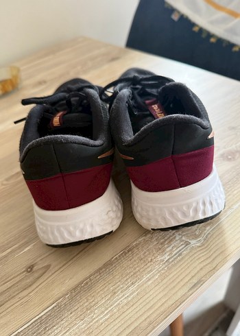 Kadın Gri Yüksek Topuklu Bağcıklı Spor Ayakkabı - Görsel 5