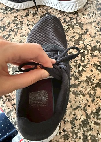 Kadın Gri Yüksek Topuklu Bağcıklı Spor Ayakkabı - Görsel 8