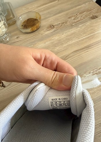 Kadın Beyaz Çizgili Bağcıklı Spor Ayakkabı - Görsel 7