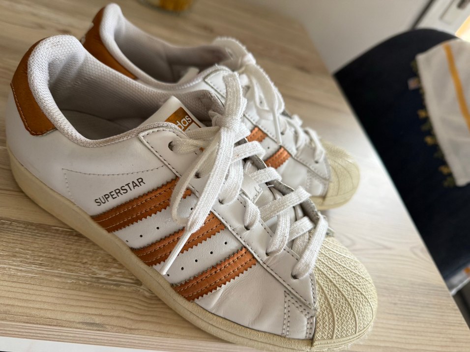 Kadın Beyaz Çizgili Bağcıklı Spor Ayakkabı - Görsel 3