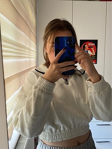 fermuar detaylı sweat