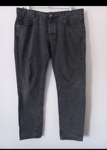 i Erkek Bol Kesim Denim Pantolon