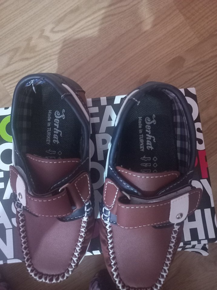 Kahverengi Erkek Çocuk Tokalı Günlük Ayakkabı - Görsel 3