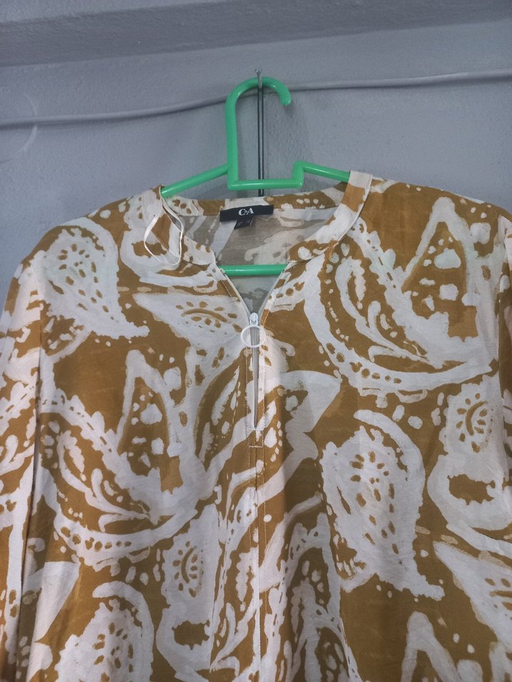 Bej Uzun Kollu Bohem Tunik - Görsel 2