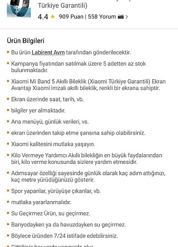  Beden Xiaomi akıllı bileklik 