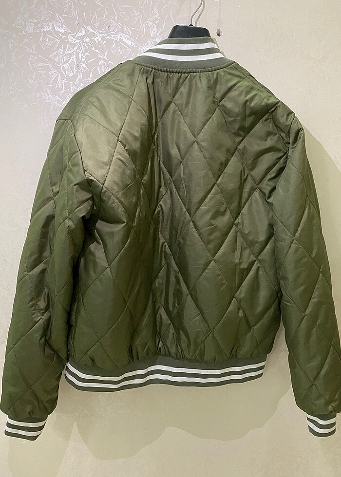 Yeşil mont - Görsel 3