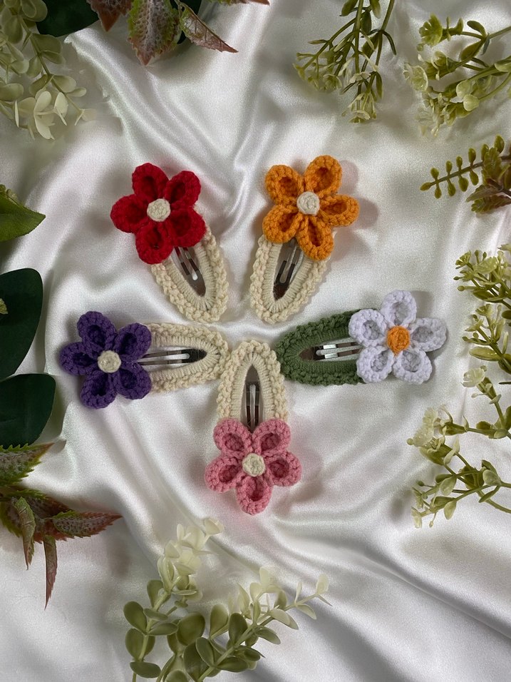 Kıvrık papatya beşli set - Görsel 4