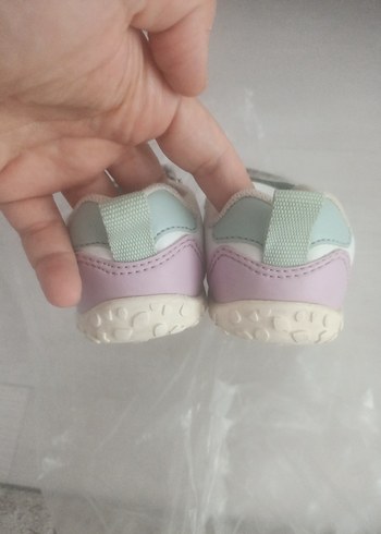 Kız Çocuk Pembe Spor Ayakkabı Velcro - Görsel 5