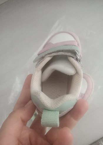 Kız Çocuk Pembe Spor Ayakkabı Velcro - Görsel 4