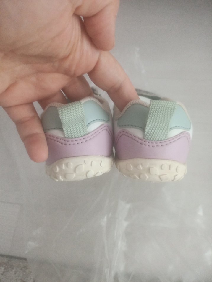 Kız Çocuk Pembe Spor Ayakkabı Velcro - Görsel 5