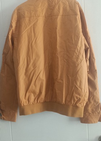 Hardal rengi Mudo Erkek Kemerli Ceket - Görsel 4