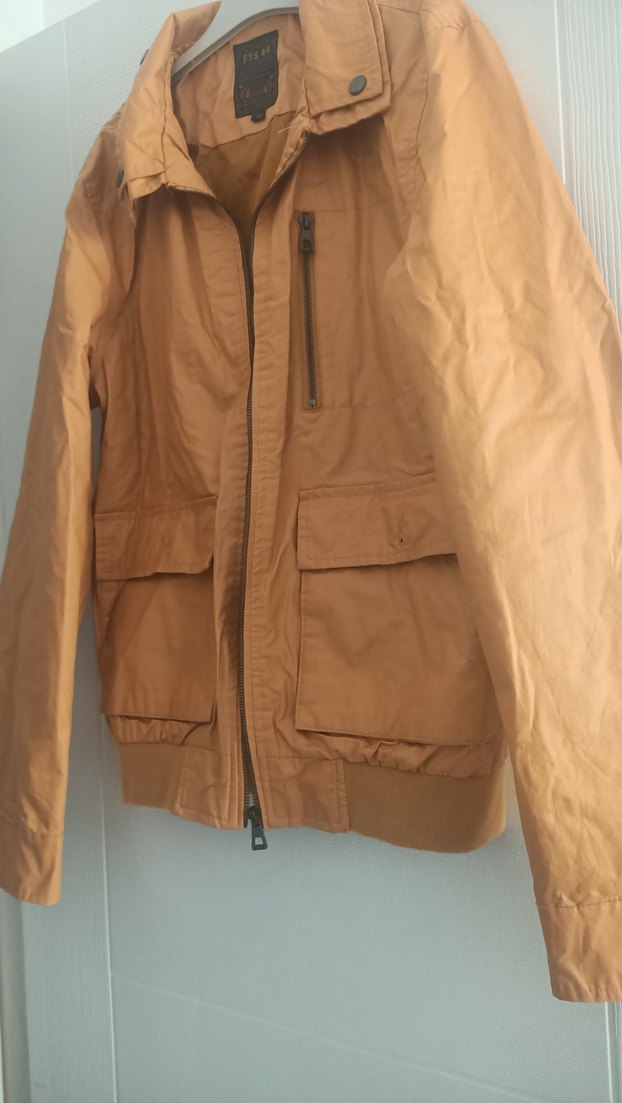 Hardal rengi Mudo Erkek Kemerli Ceket - Görsel 3