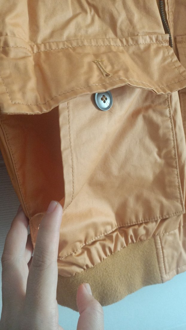 Hardal rengi Mudo Erkek Kemerli Ceket - Görsel 5