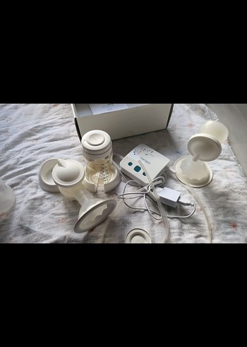 Mamajoo Elektronik Çiftli Göğüs Pompası Beyaz - Görsel 2