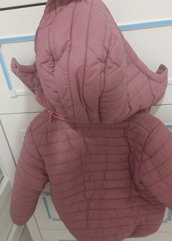 Kız Çocuk 2 yaş Pudra Fermuarlı Mont - Görsel 3
