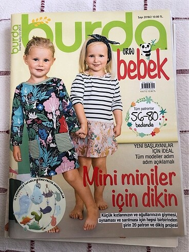Burda bebek dikiş dergisi