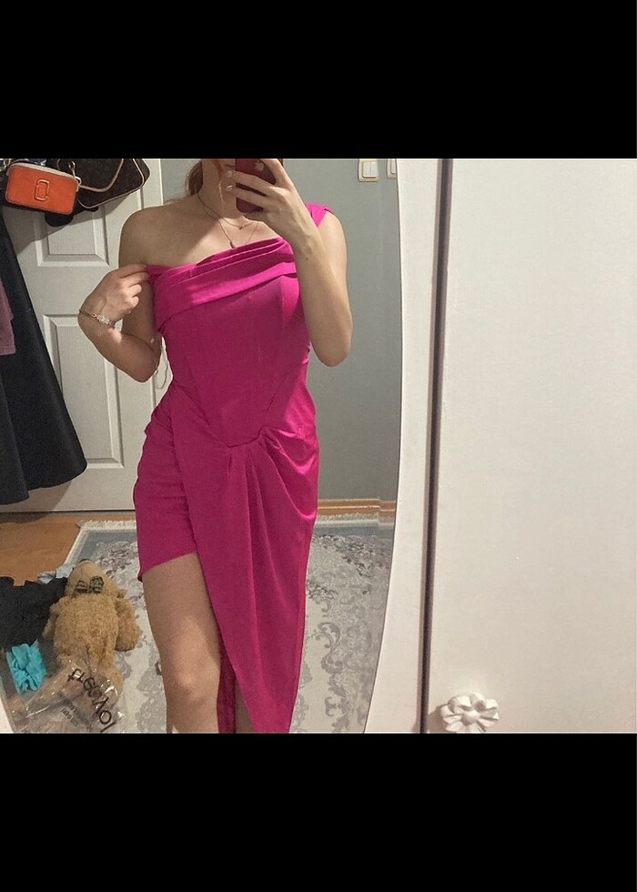 Pembe Abiye - Görsel 2