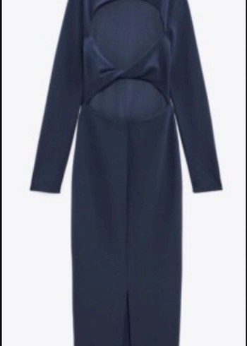 Zara Kadın Uzun Kollu Sırt Detaylı Elbise - Görsel 5