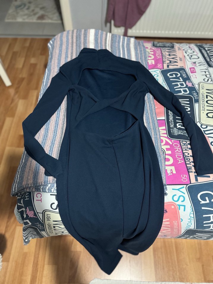 Zara Kadın Uzun Kollu Sırt Detaylı Elbise - Görsel 2