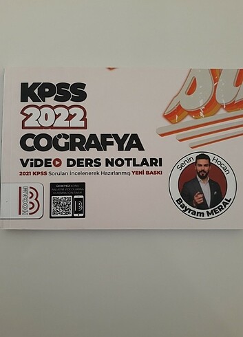 2022 KPSS Benim Hocam Yayınları Coğrafya Video Ders Notları 