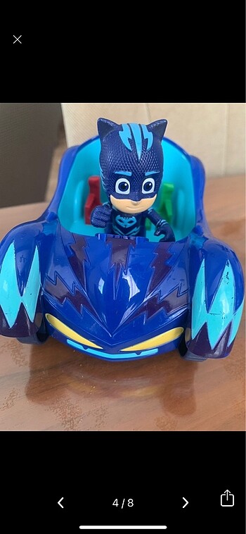 Pijamaskeliler (Pjmasks) Kedi cocuk arac
