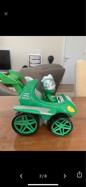  Pijamaskeliler (Pjmasks) Kertenkele Arac