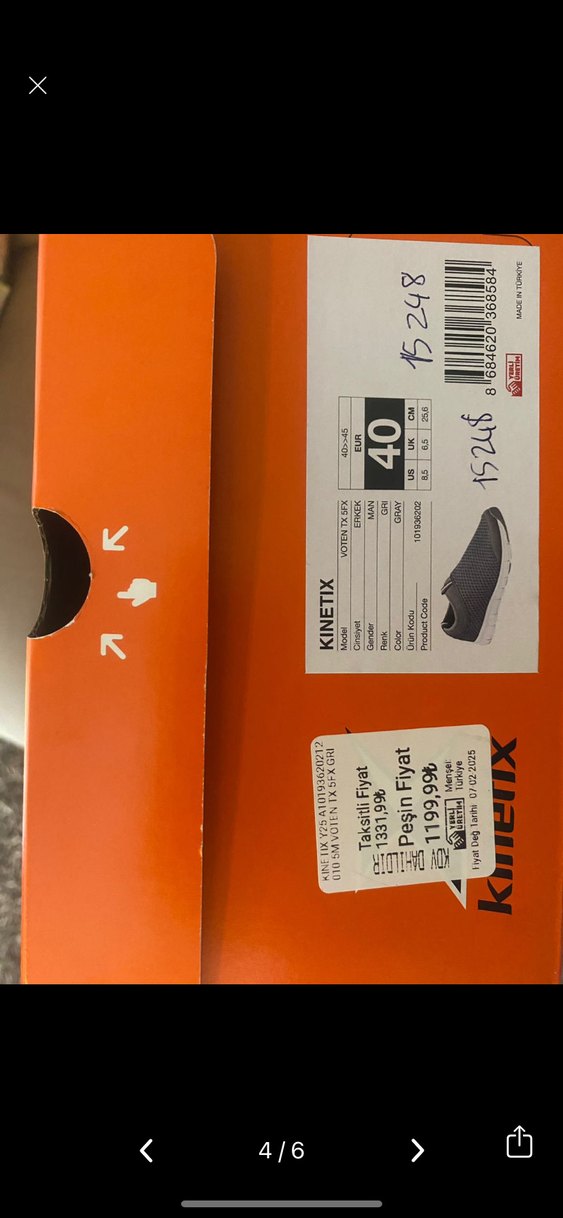 kinetix kadin spor ayakkabi - Görsel 4