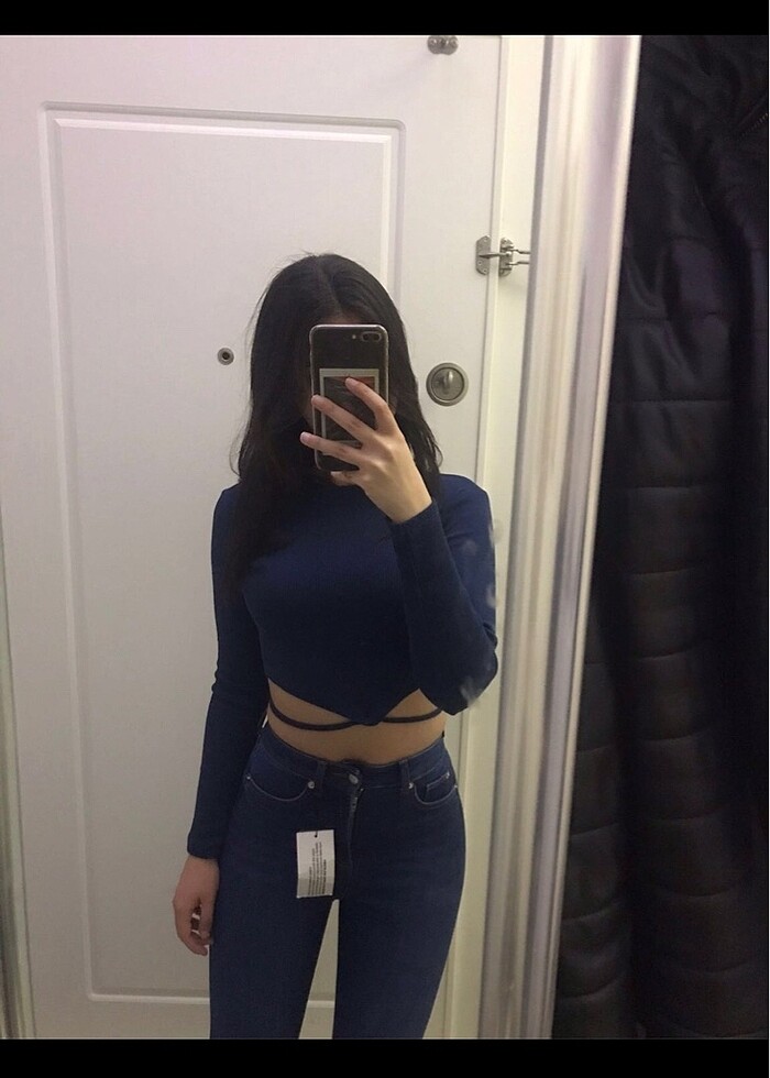 trendyolmilla crop bluz - Görsel 2