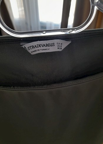 s Beden haki Renk Haki Mini Kolsuz Elbise