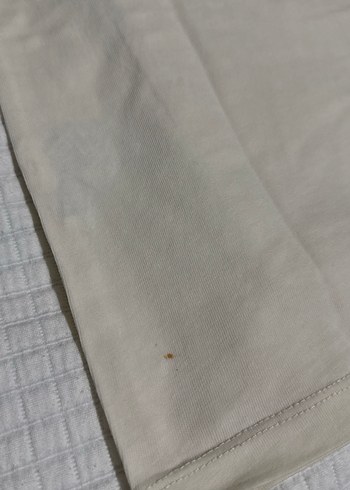 Zara Erkek pamuklu Kısa Kollu Beyaz Tişört 9/10 yaş - Görsel 7