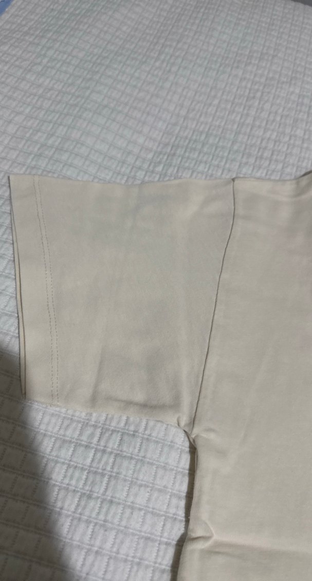 Zara Erkek pamuklu Kısa Kollu Beyaz Tişört 9/10 yaş - Görsel 4