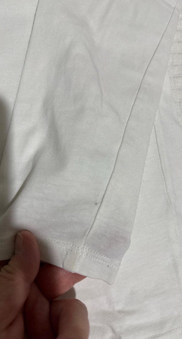 Beyaz Uzun Kollu Erkek Tişört - Görsel 2