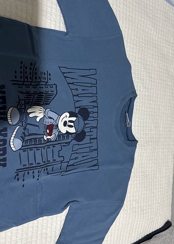 Defacto lisanslı Erkek Çocuk Mavi Baskılı Denim Tişört 11/12 yaş - Görsel 2