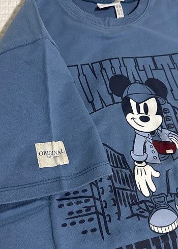 Defacto lisanslı Erkek Çocuk Mavi Baskılı Denim Tişört 11/12 yaş - Görsel 4